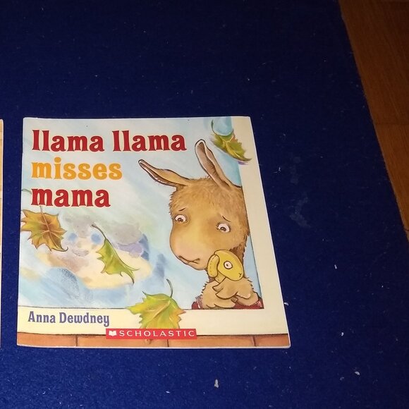 Llama Llama Misses Mama + Llama Llama Mad at Mama by Anna Dewdney x 2 PP - Picture 2 of 2